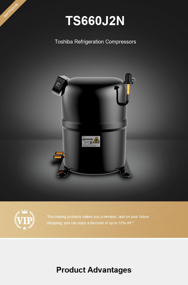 Toshiba Compressor TS660J2N, technical parameters pdf, structure diagram